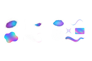Colorful abstract shapes and designs, an Illustration by ZinetroN