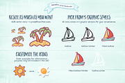 Summer Hand Drawn Icons Family, an Icon by Good Stuff No Nonsense (Thumbnail 4 of 7)