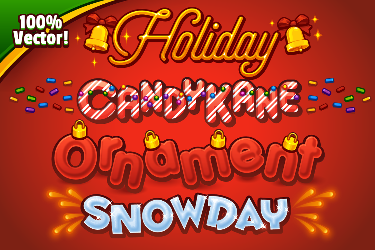 Christmas Graphic Styles & Logo Kit preview 3