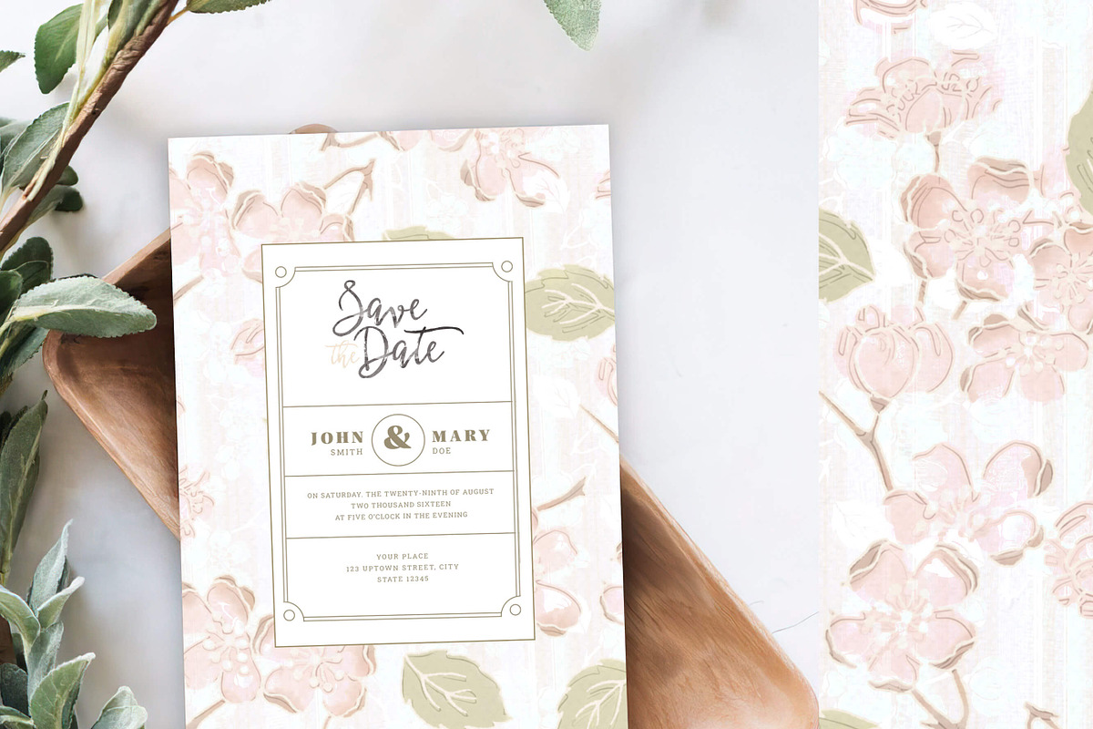 Pink Floral And Damask Backgrounds preview 5