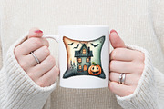 Funny Halloween Patchwork Pillow, an Illustration by designcity5 (Thumbnail 4 of 5)