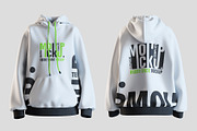 Hoodie Front & Back Mockups Mockup, a Hoody Mockup by Artnivora.Std (Thumbnail 3 of 4)