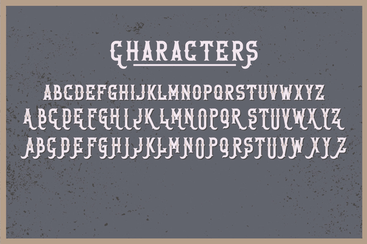 Crazy Circus typeface preview 2