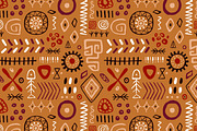 Tribal ethnic seamless patterns set, a Pattern Graphic by Good Studio (Thumbnail 5 of 15)