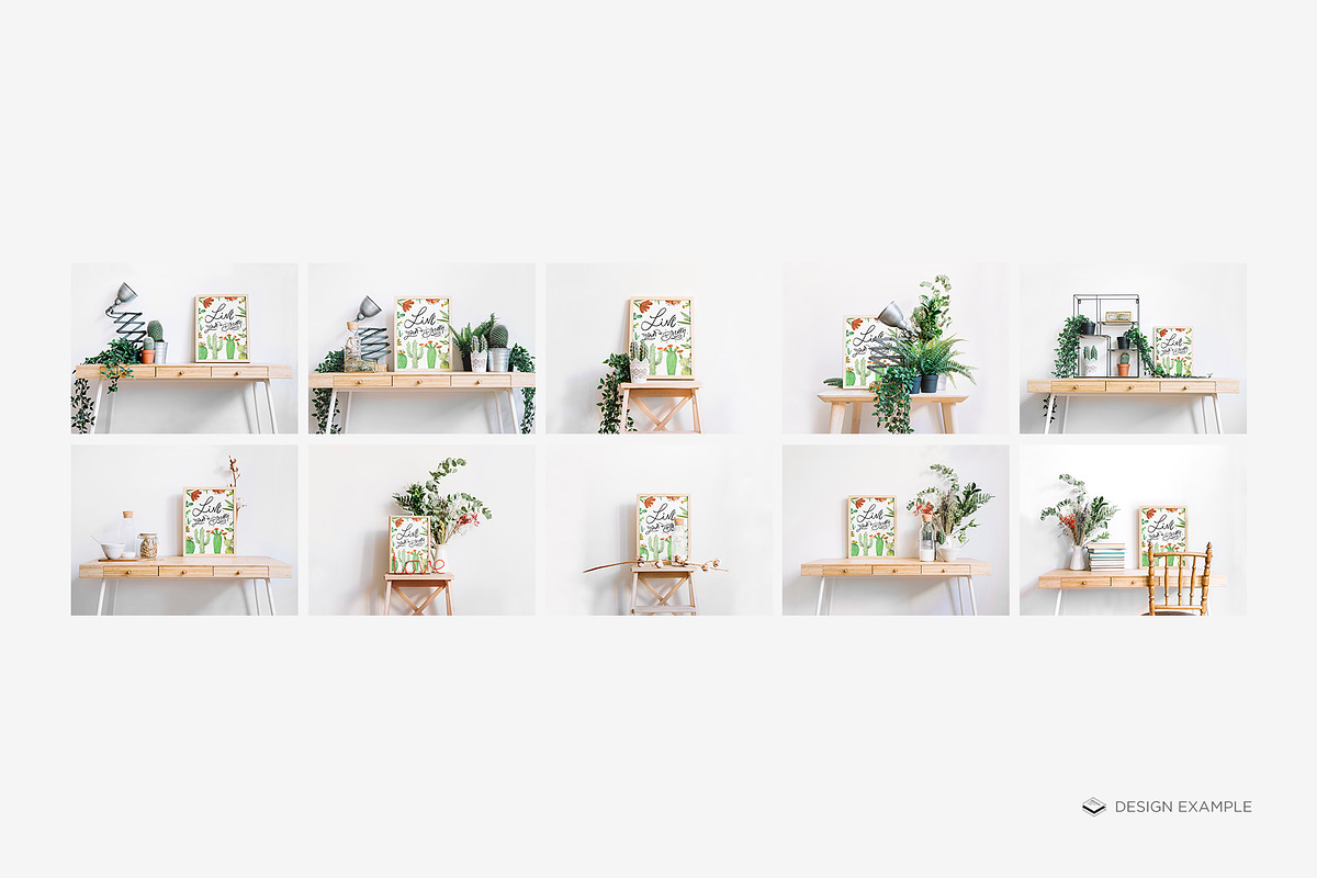 A4 Portrait Frame on Scenes Mock-up, a Print Template by Branda Keeps (Photo 5 of 20)
