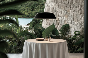 Minimalist Dining with Ocean View, an Architecture Photo by Virgo Studio