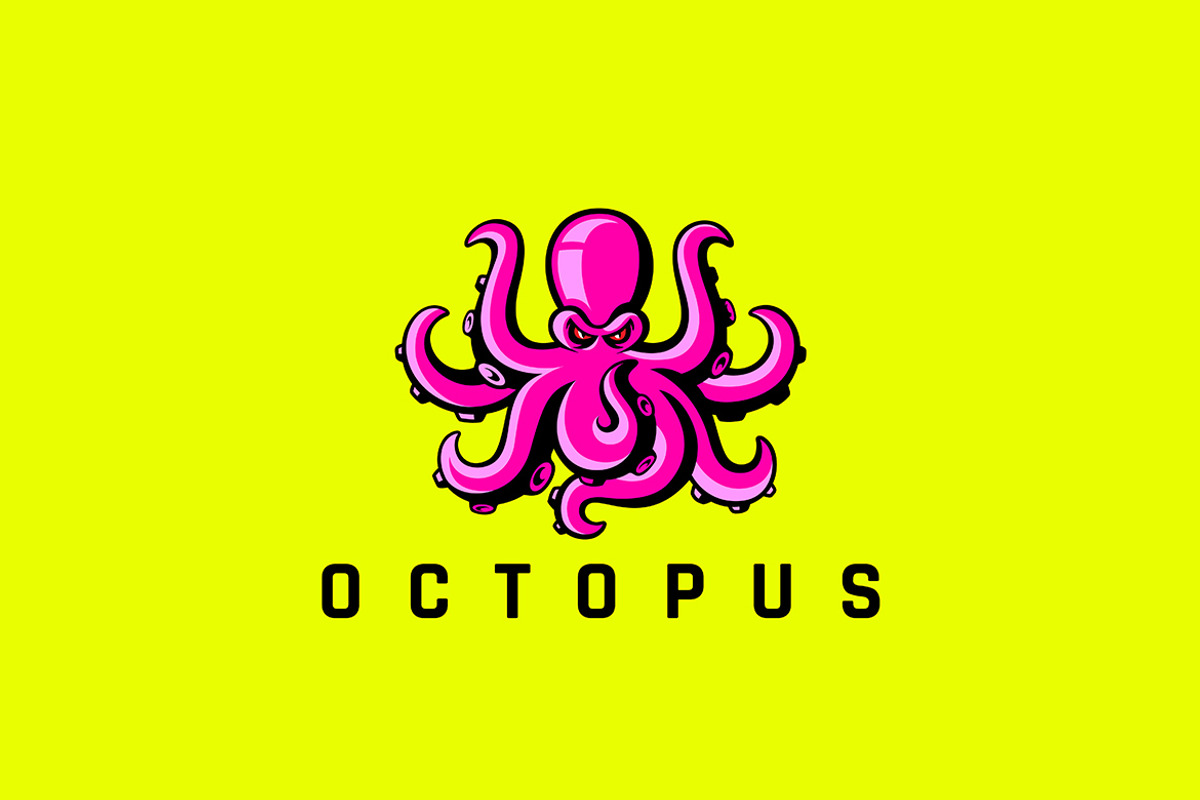 Octopus Logo Kraken Angry Pentacles, a Branding & Logo Template by Cyritron