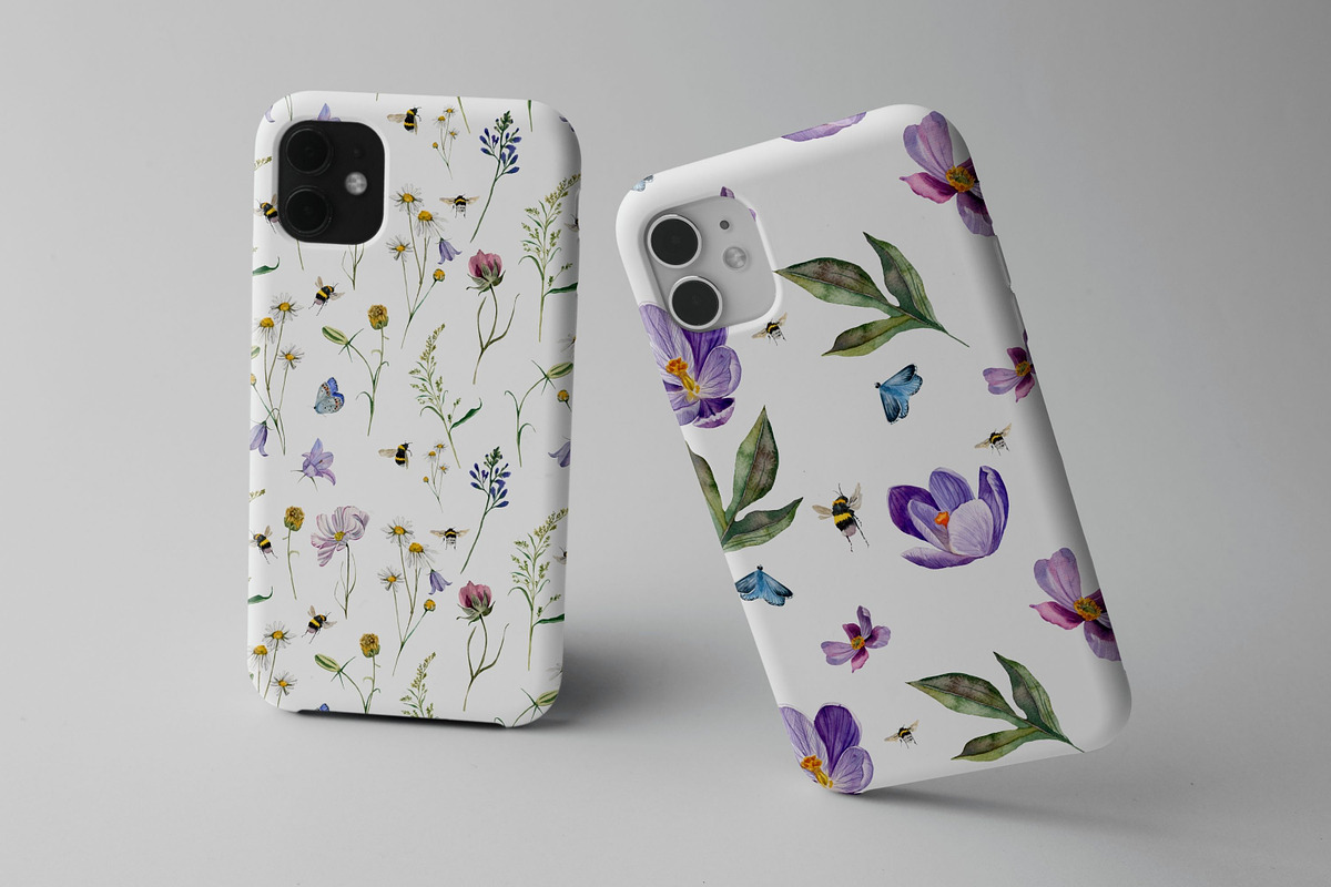 Spring wildflowers watercolor, a Decorative Illustration by Artcard Watercolor (Photo 10 of 12)