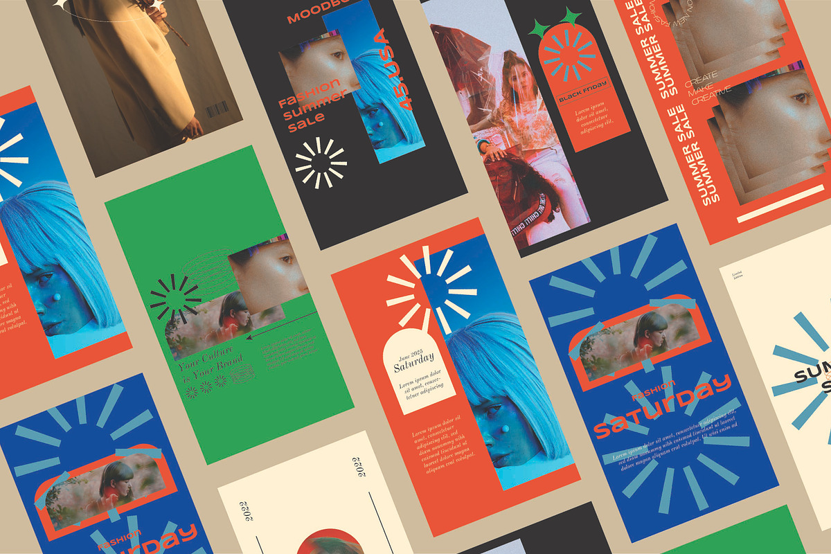 Summer Sale-Instagram template, a Social Media Template by Portion.Labs (Photo 2 of 6)