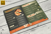 Pizzeria Restaurant Menu, a Brochure Template by Mikko Lemola (Thumbnail 1 of 4)