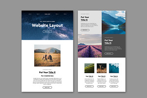 Website Page Layout