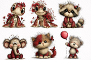 Whimsical Summer Baby Animals Clipar, an Illustration by DreamArtGraphic (Thumbnail 7 of 7)