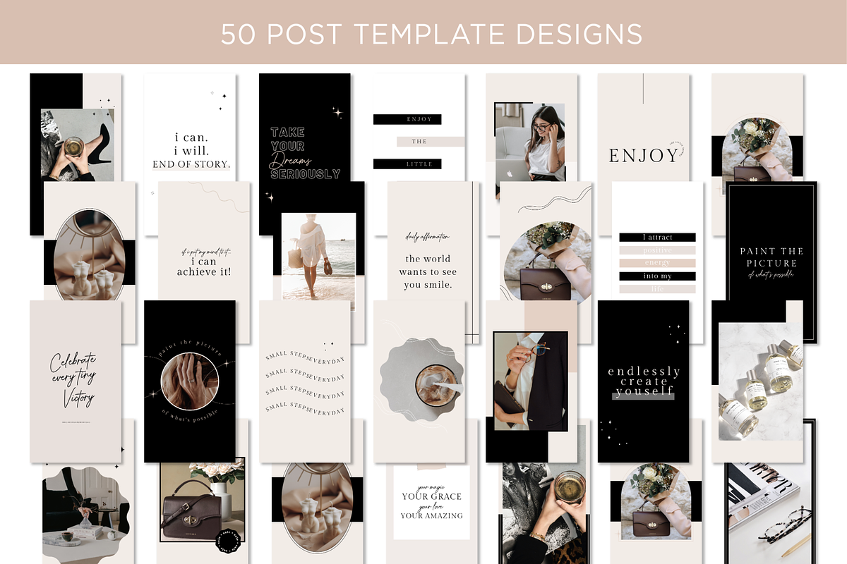 Bold Luxe Instagram Story Templates, a Social Media Template by ...