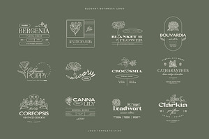 Elegant Botanica Logo Kit