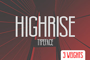 Highrise Typeface, a Sans Serif Font by MikeHill (Thumbnail 1 of 5)