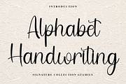 Alphabet Handwriting, a Handwritten Font by InermediaSTUDIO (Thumbnail 1 of 8)