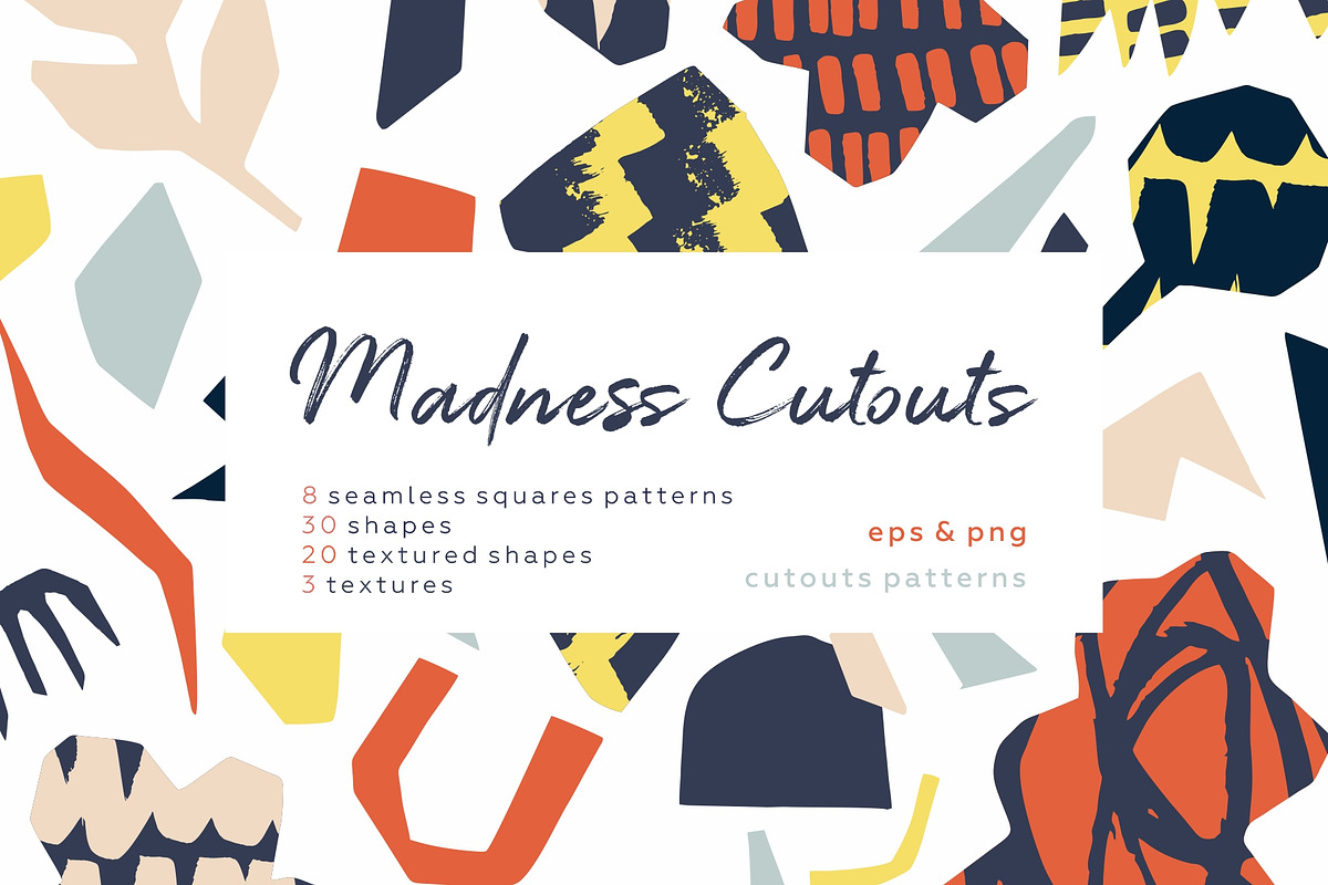 Cutouts big patterns bundle!, a Pattern Graphic by lisa_kalev (Photo 11 of 25)