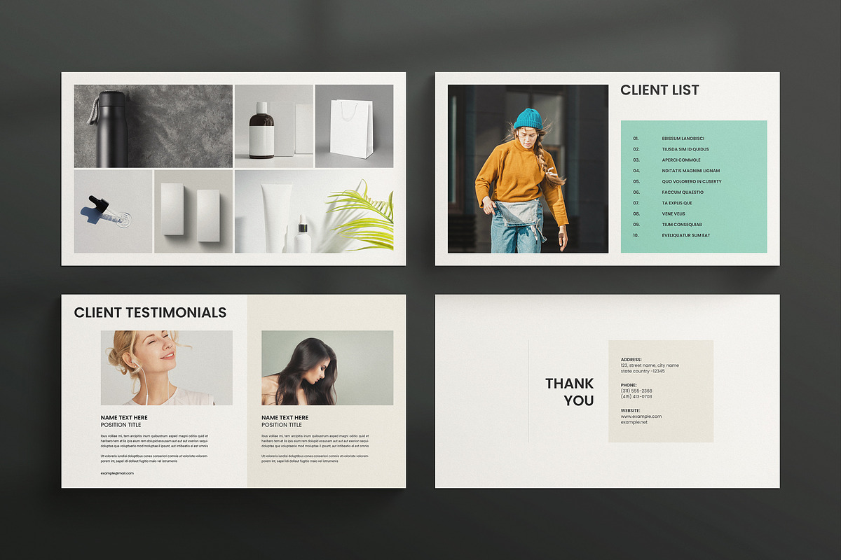 Portfolio Presentation Template, a Presentation Template by MassiveCreator (Photo 4 of 4)
