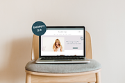Shopify Theme | Lavender + Sage, a Templates & Theme by Easy Website Themes (Thumbnail 1 of 8)