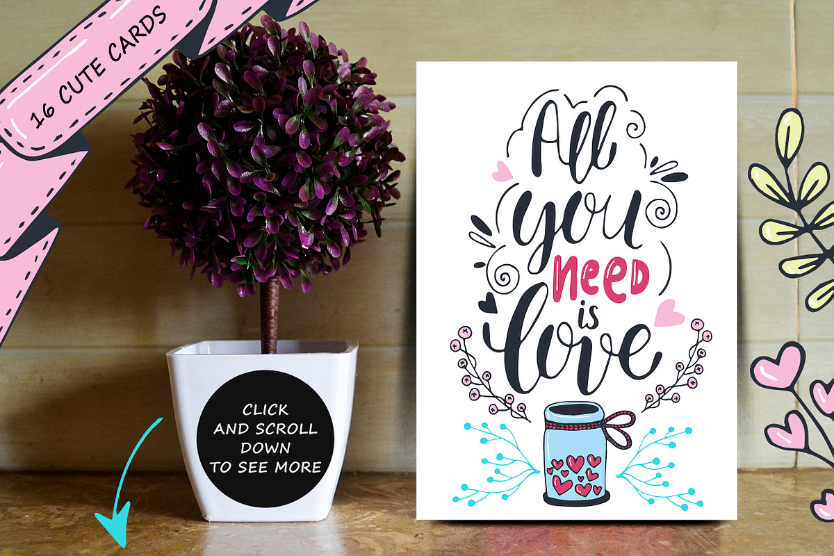 Valentine's day Big Collection, a Decorative Illustration by Kseniya_design (Photo 5 of 10)