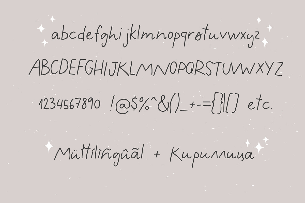 New Lovely Eleanor Cute FONT, a Script Font by Renata Chizhikova (Photo 10 of 10)