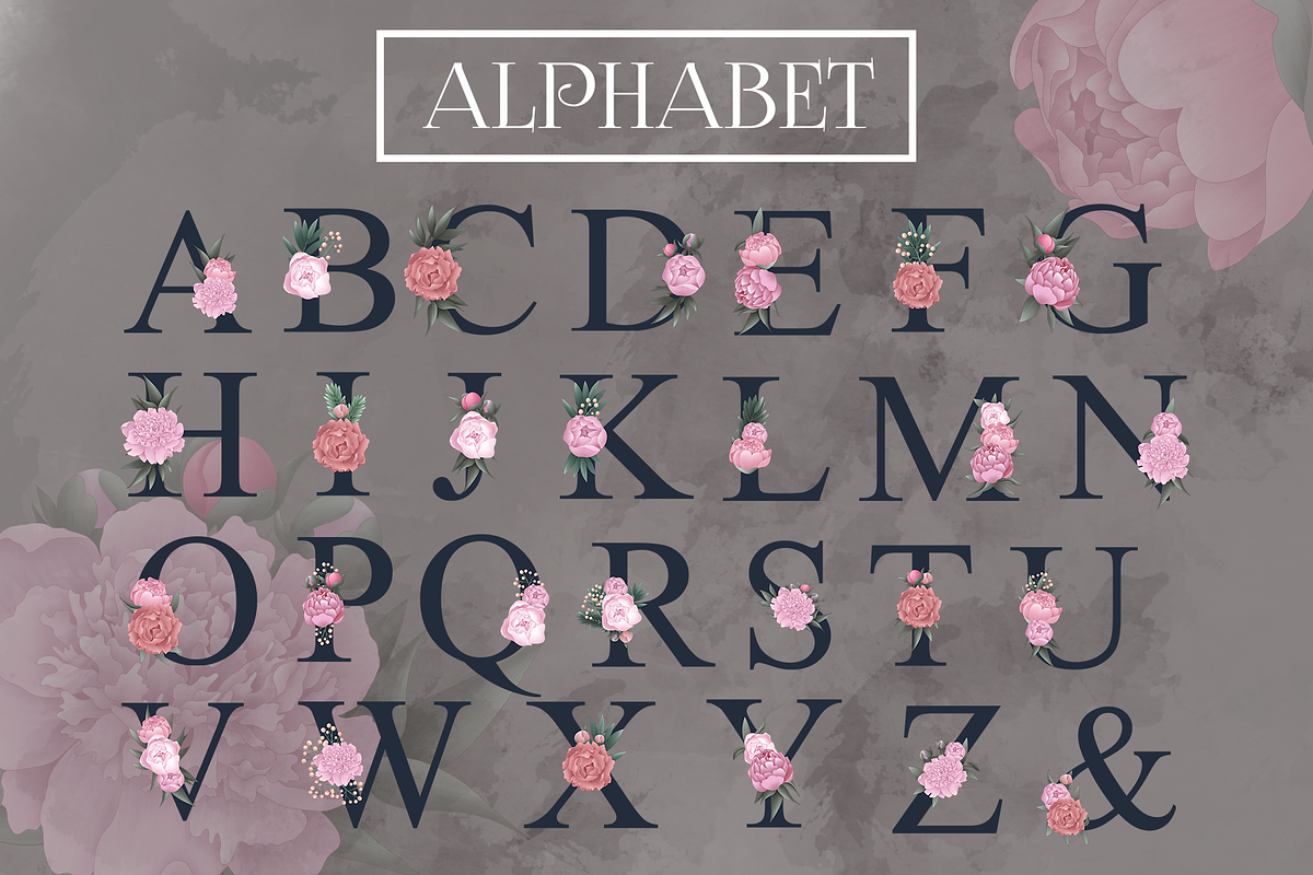 Peony Collection, a Wallpaper Graphic by sizileon (Photo 13 of 14)