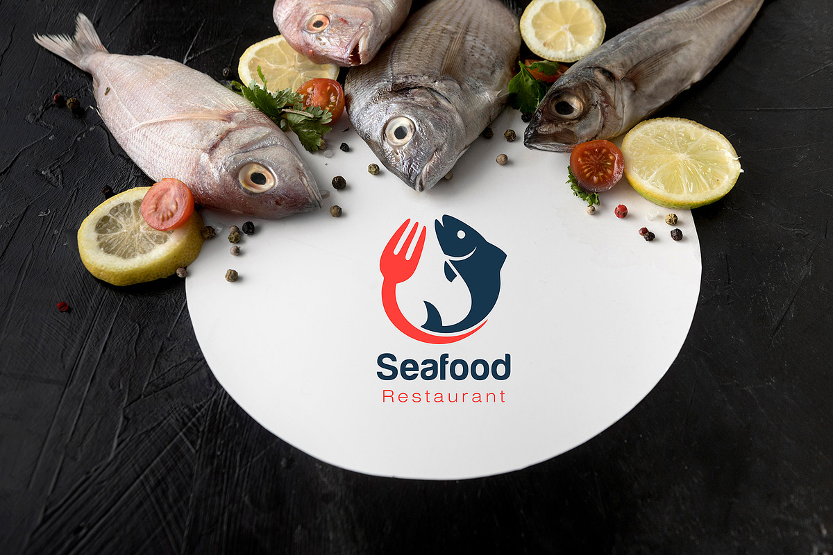 Modern Seafood Logo Collection, a Branding & Logo Template by YUDesignStore (Photo 12 of 12)