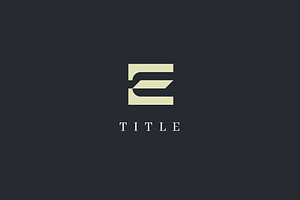Gold Luxury E Monogram Logo, a Branding & Logo Template by baqoos