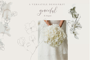 Graceful Floral Illustrations Bundle