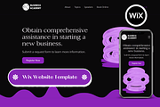 Wix Website Template E-learning, a Wix Template by Wixify Studio (Thumbnail 1 of 9)