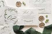 Watercolor Monogram Wedding Suite, an Invitation Template by BlueRobinDesignShop (Thumbnail 6 of 14)