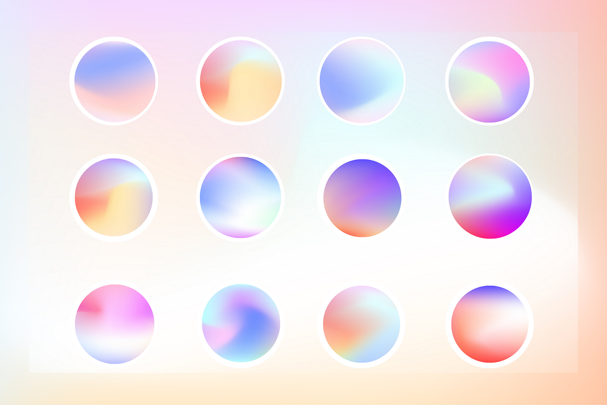 HOLOGRAPHIC IG HIGHLIGHT COVERS (12), a Background Graphic by Mstvisuals (Photo 3 of 3)