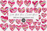 Latch Hook Yarn Crochet Heart clipa, an Illustration by Designworld (Thumbnail 1 of 5)