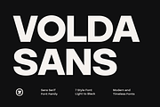 Volda Sans - Modern Sans Serif, a Sans Serif Font by Yukita Creative (Thumbnail 1 of 15)