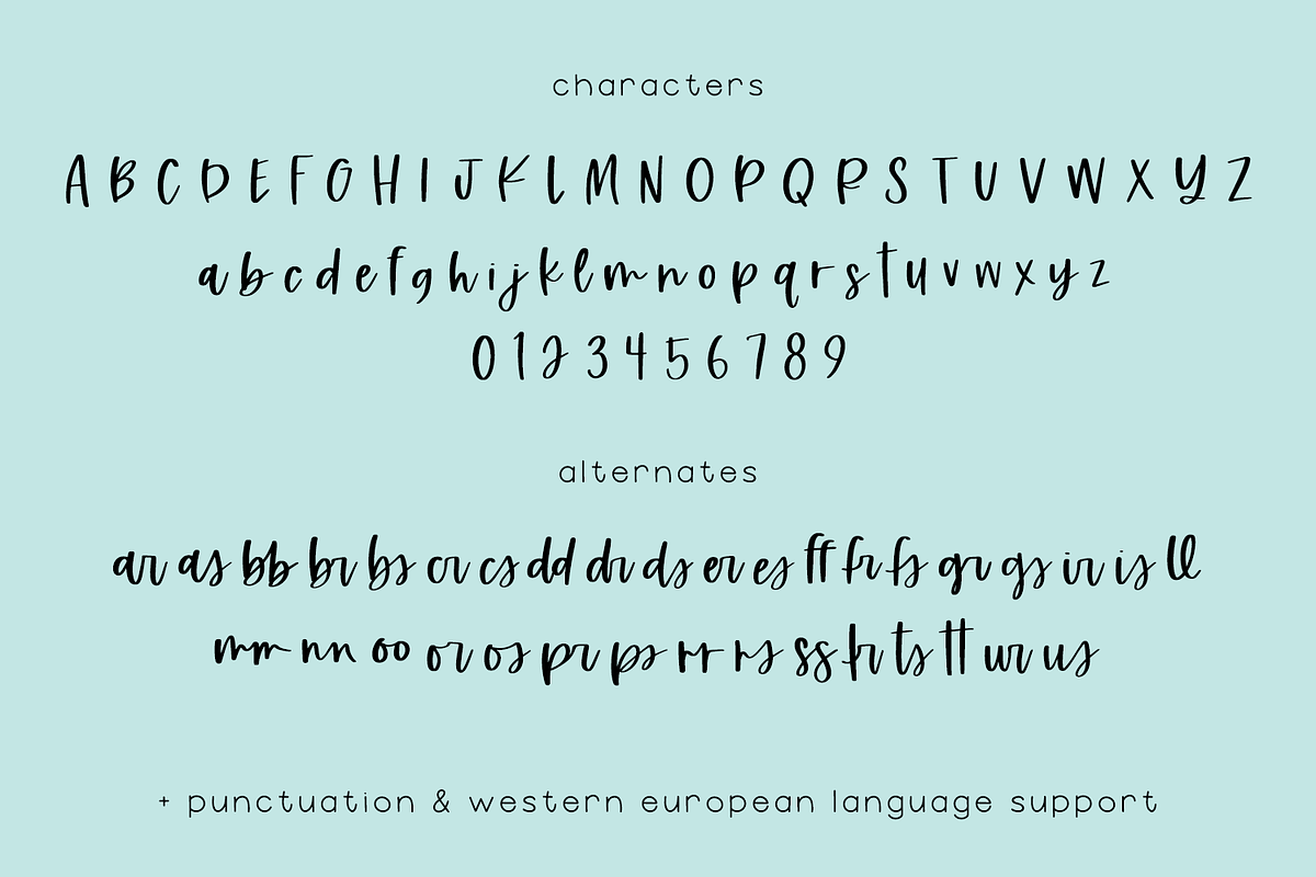 Starfield Handwriting Font, a Handwritten Font by Beck McCormick (Photo 10 of 10)
