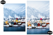 12 Fresh Christmas Photoshop Actions, an Action Add-On by Hue Palettte Studio (Thumbnail 9 of 10)