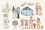 Birthday Cartoonish Style VectorPack, a Decorative Illustration by rix_designs (Thumbnail 3 of 3)