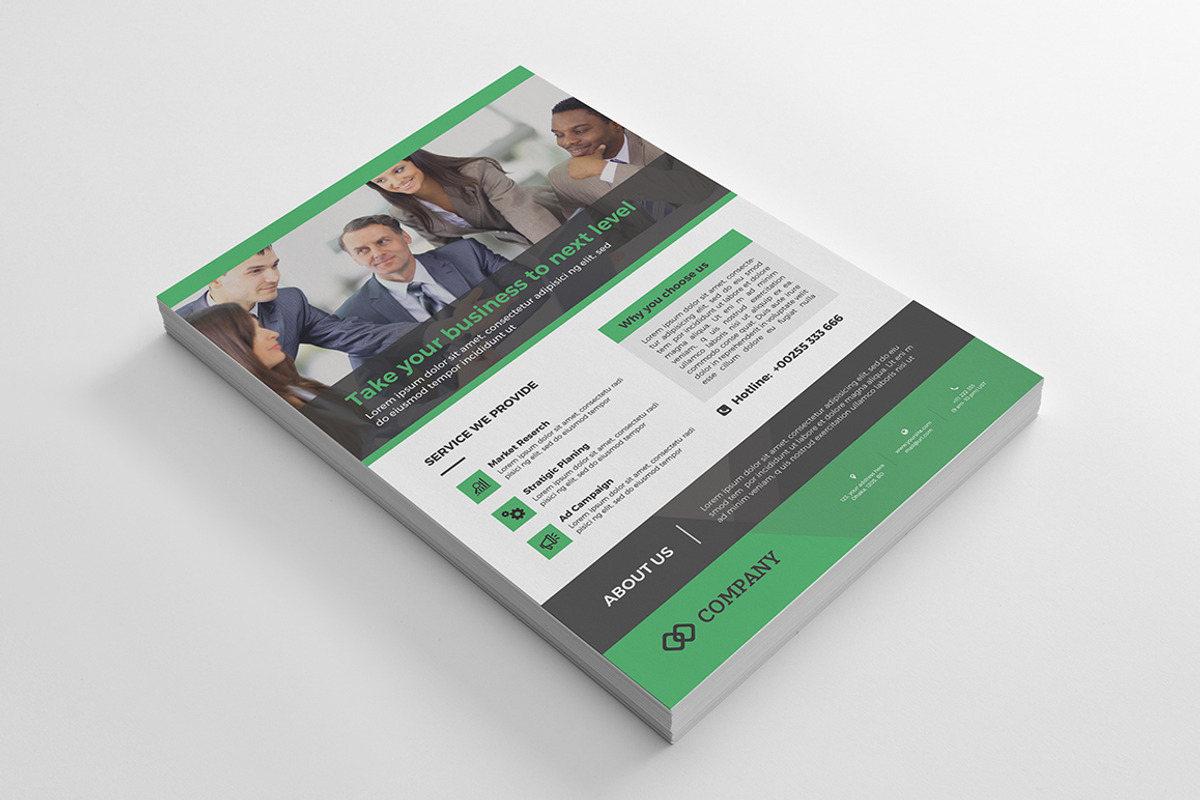 Corporate Flyer, a Flyer Template by Rongmistiry (Photo 4 of 8)