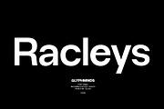 Racleys Font, a Sans Serif Font by Glyphminds Studios (Thumbnail 1 of 10)