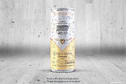 Can mockup 250 ml, a Packaging Mockup by idesignstudio (Thumbnail 6 of 6)