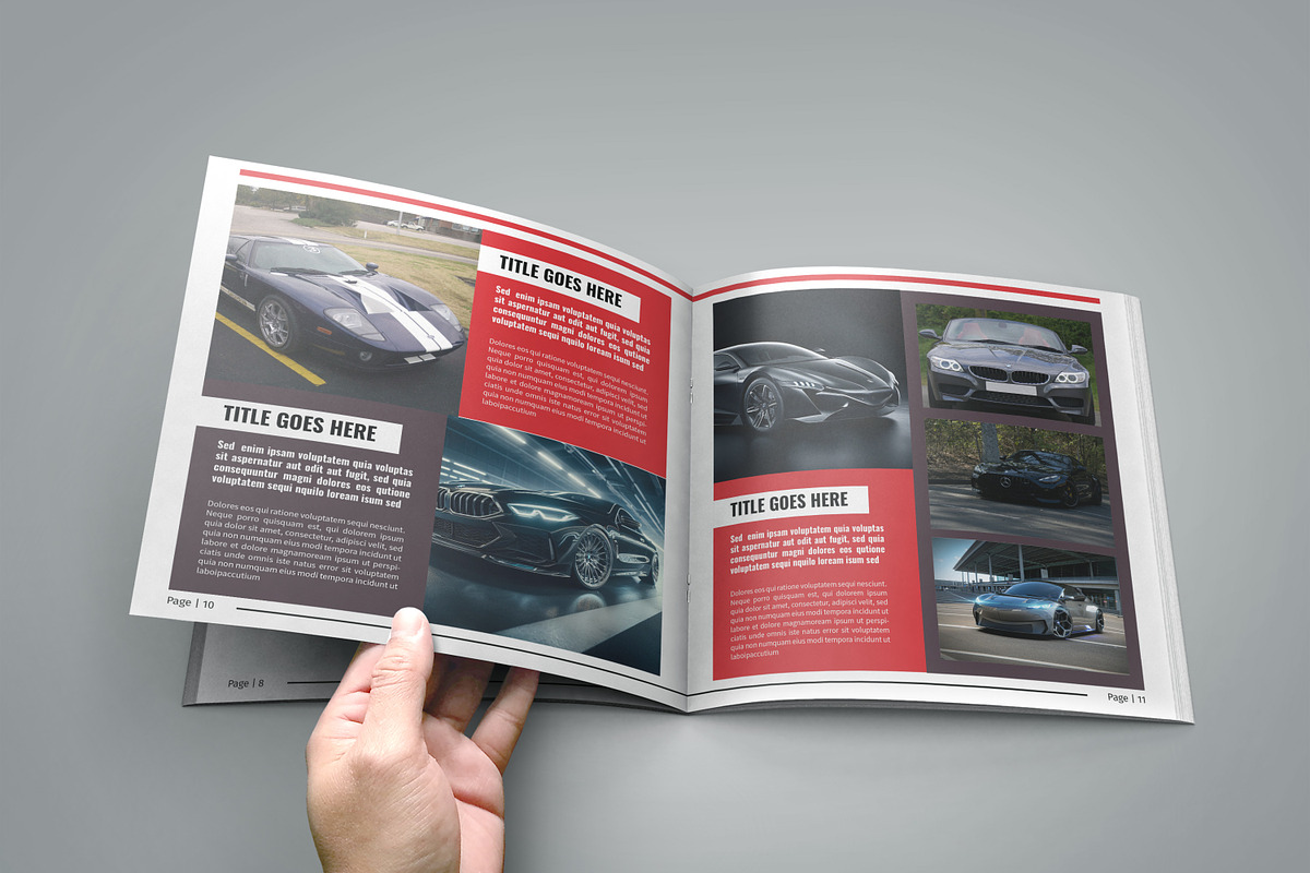 Square Car Brochure, a Brochure Template by Template Shop (Photo 6 of 8)