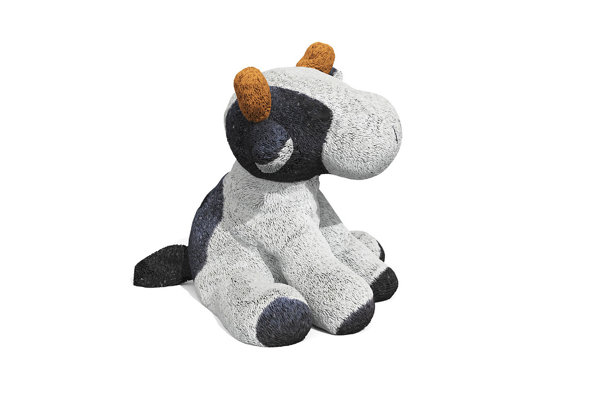 Toy Little Cow, an Animal 3D Model by 3DCargo (Photo 5 of 16)
