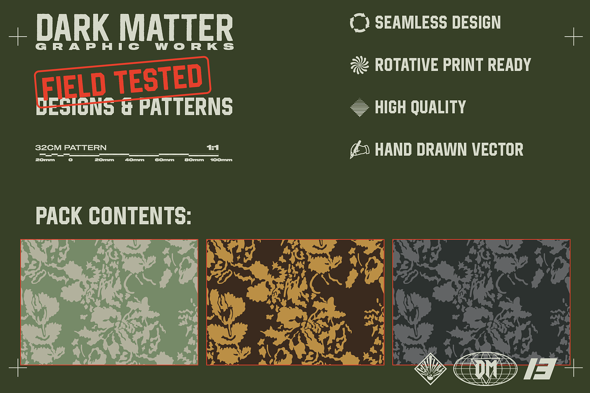 DMCP Jungle Camo Seamless Pattern, a Pattern Graphic by darkmatter_graphicworks (Photo 2 of 3)