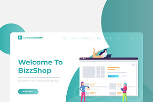 Shop - Banner & Landing Page