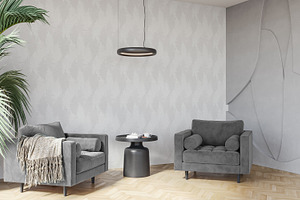 Wallpaper Mockup Luxury Living Room