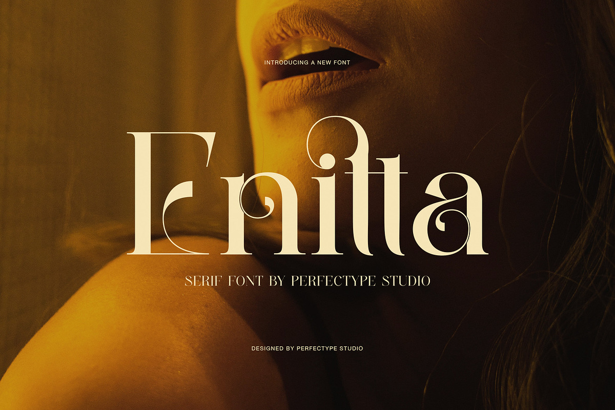 Enitta Elegant Serif Font, a Serif Font by Perfectype (Photo 1 of 8)