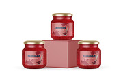 Jam Jar Mockups, a Packaging Mockup by Mockups Planet (Thumbnail 4 of 5)