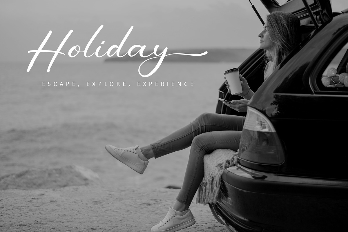 Rustic Roadway, a Handwritten Font by Letterara (Photo 7 of 13)
