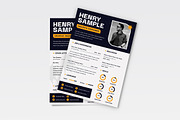 Creative Business Resume CV, a Resume Template by iDoodle Studio (Thumbnail 4 of 4)