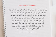 Awesome Ways - Ligature Script, a Script Font by Sarid Ezra (Thumbnail 8 of 10)